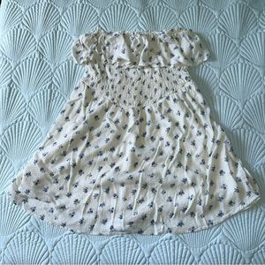 American Eagle Strapless Floral Dress